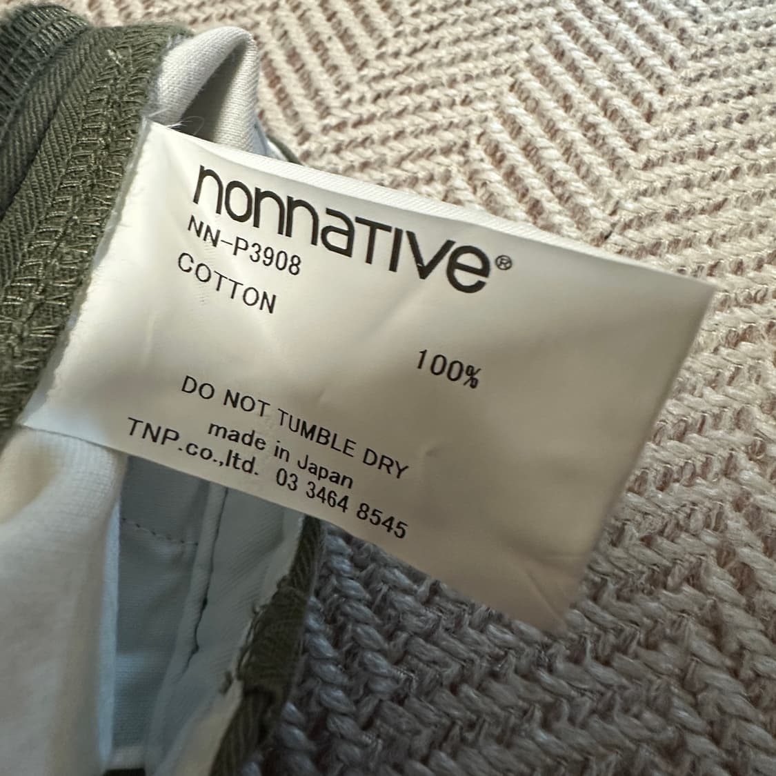 NONNATIVE japan made pants 상품이미지5