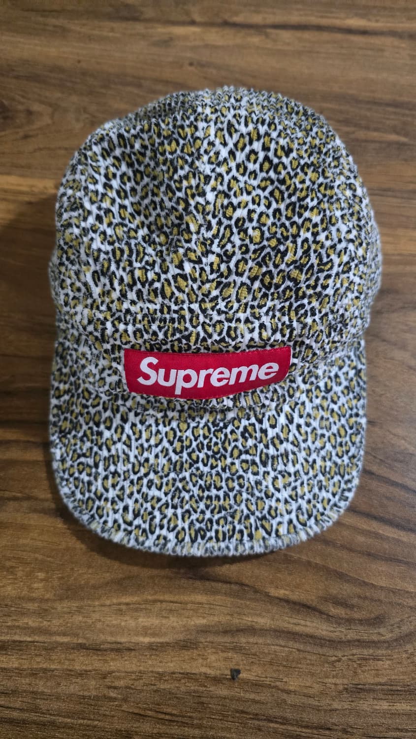 슈프림 코듀로이 캠프캡 레오파드 25fw 상품이미지1
