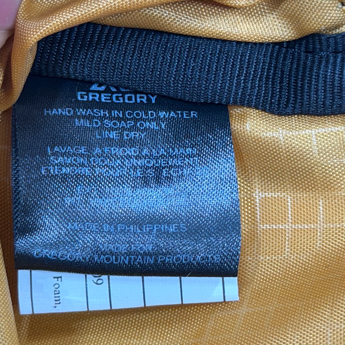 그레고리 나노 18 카모 백팩 가방 상품이미지5