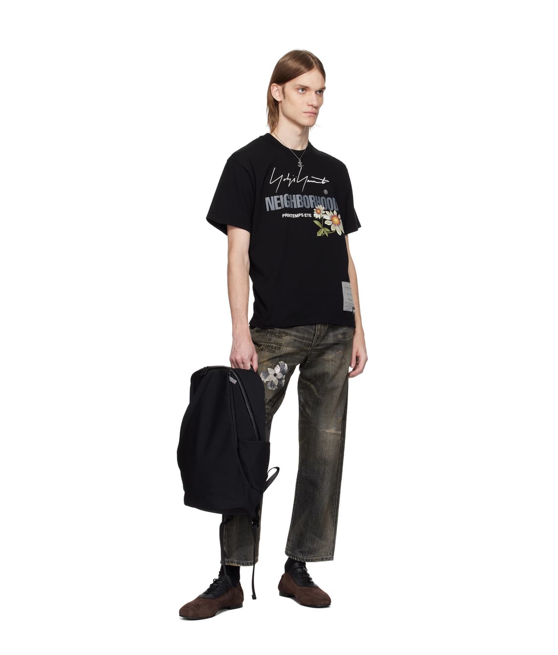 WOOL GABARDINE/NYLON TUCK BACKPACK 상품이미지10