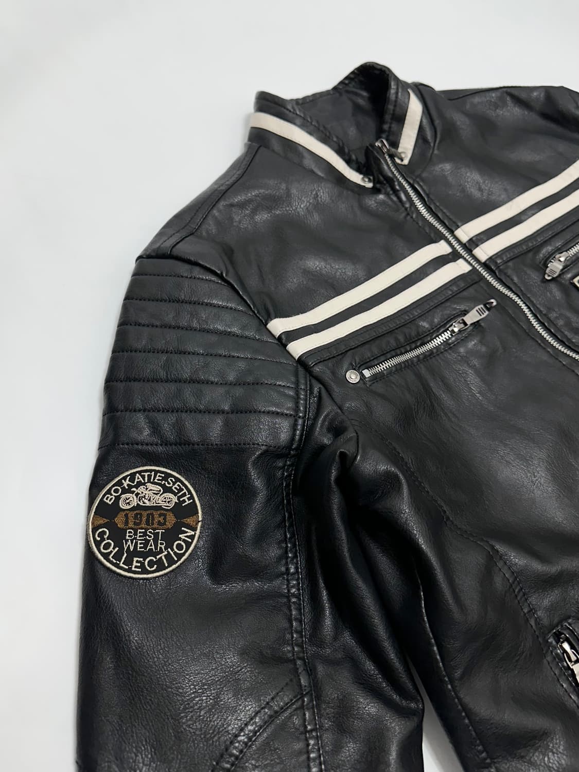 KATIE SETH 라이더 자켓 상품이미지4