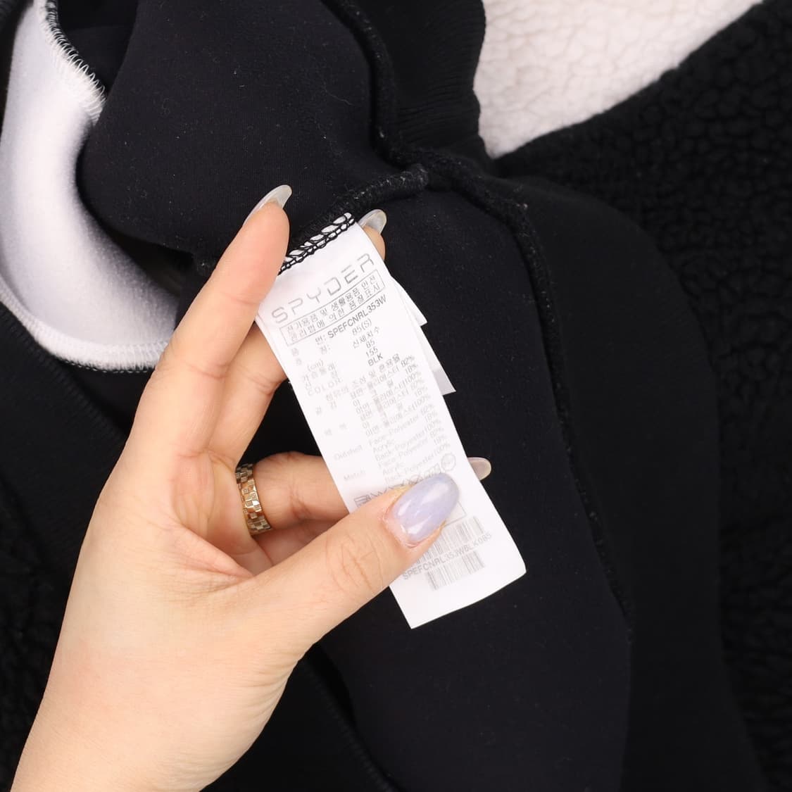 S 스파이더 여성 후리스 맨투맨 0326J 상품이미지3