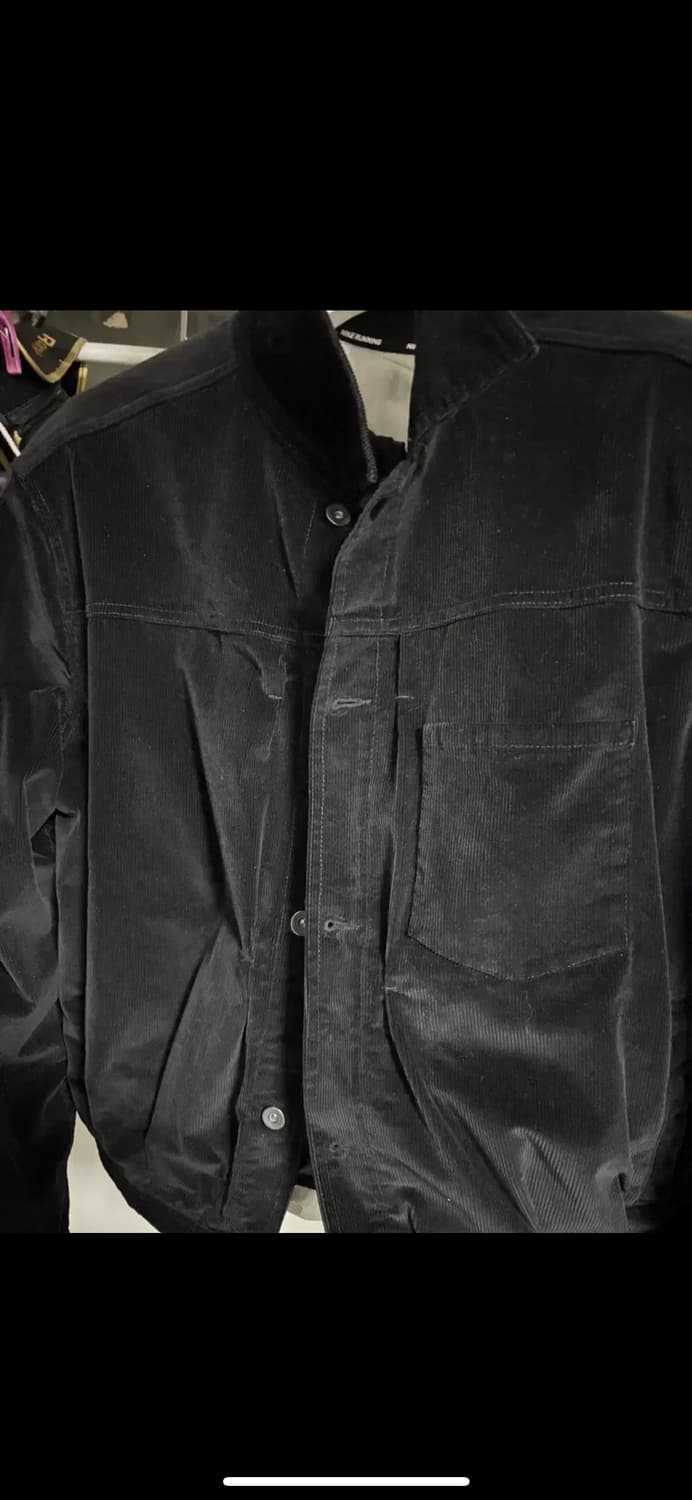 이얼즈어고 코듀로이 트러커 블랙 L 상품이미지5