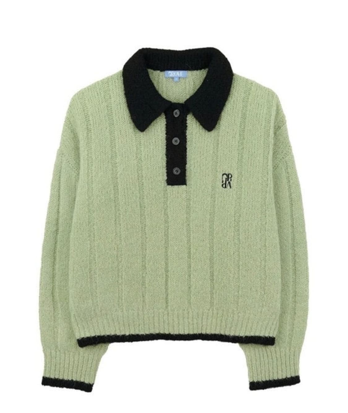 Grove 소프트니트 라이트그린 (오버핏) 상품이미지1