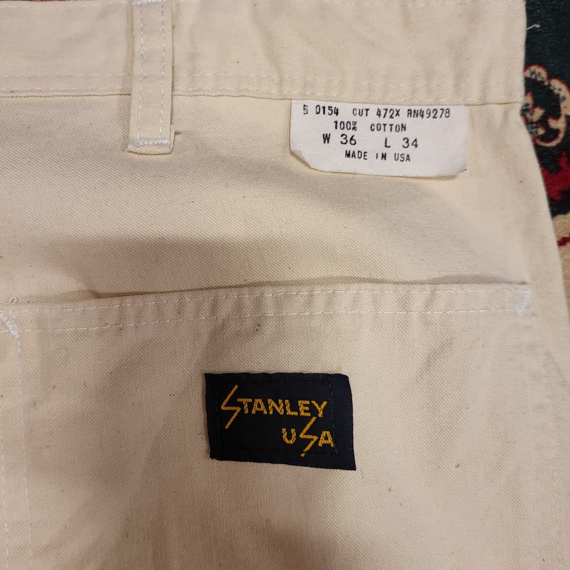 90s 스탠리(Stanley)워크웨어 팬츠 (34) made in USA 상품이미지7