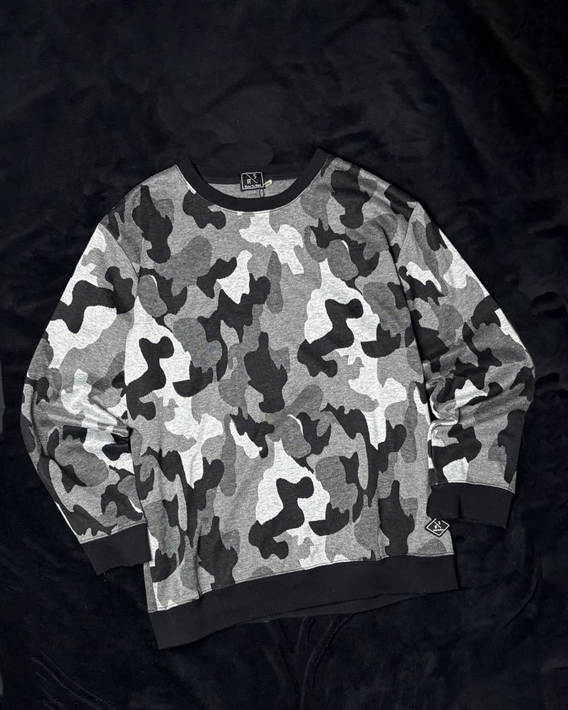 일본빈티지 카모 맨투맨 상품이미지1