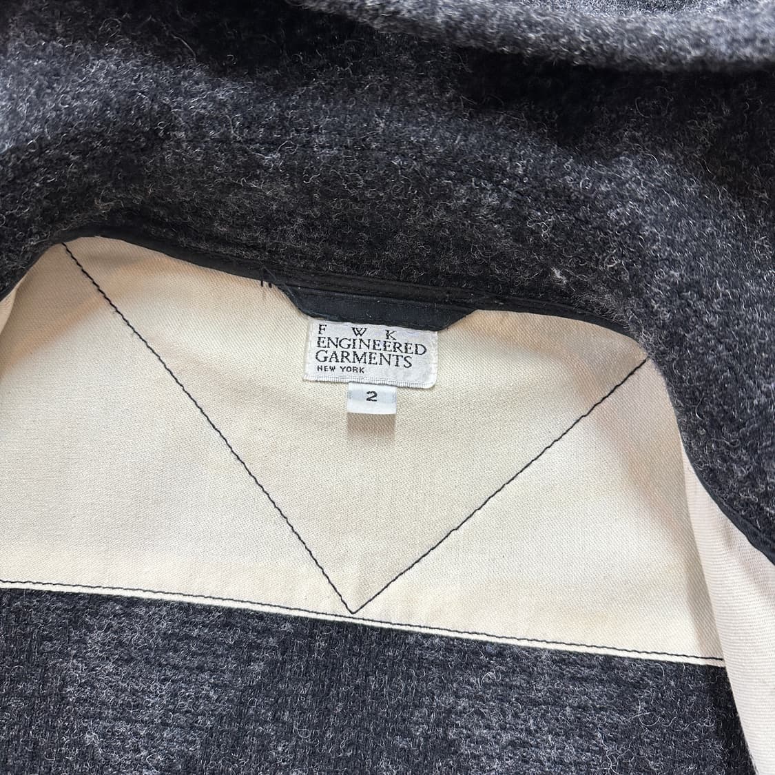FWK 엔지니어드 가먼츠 아가일 울 더플 코트 2 상품이미지8