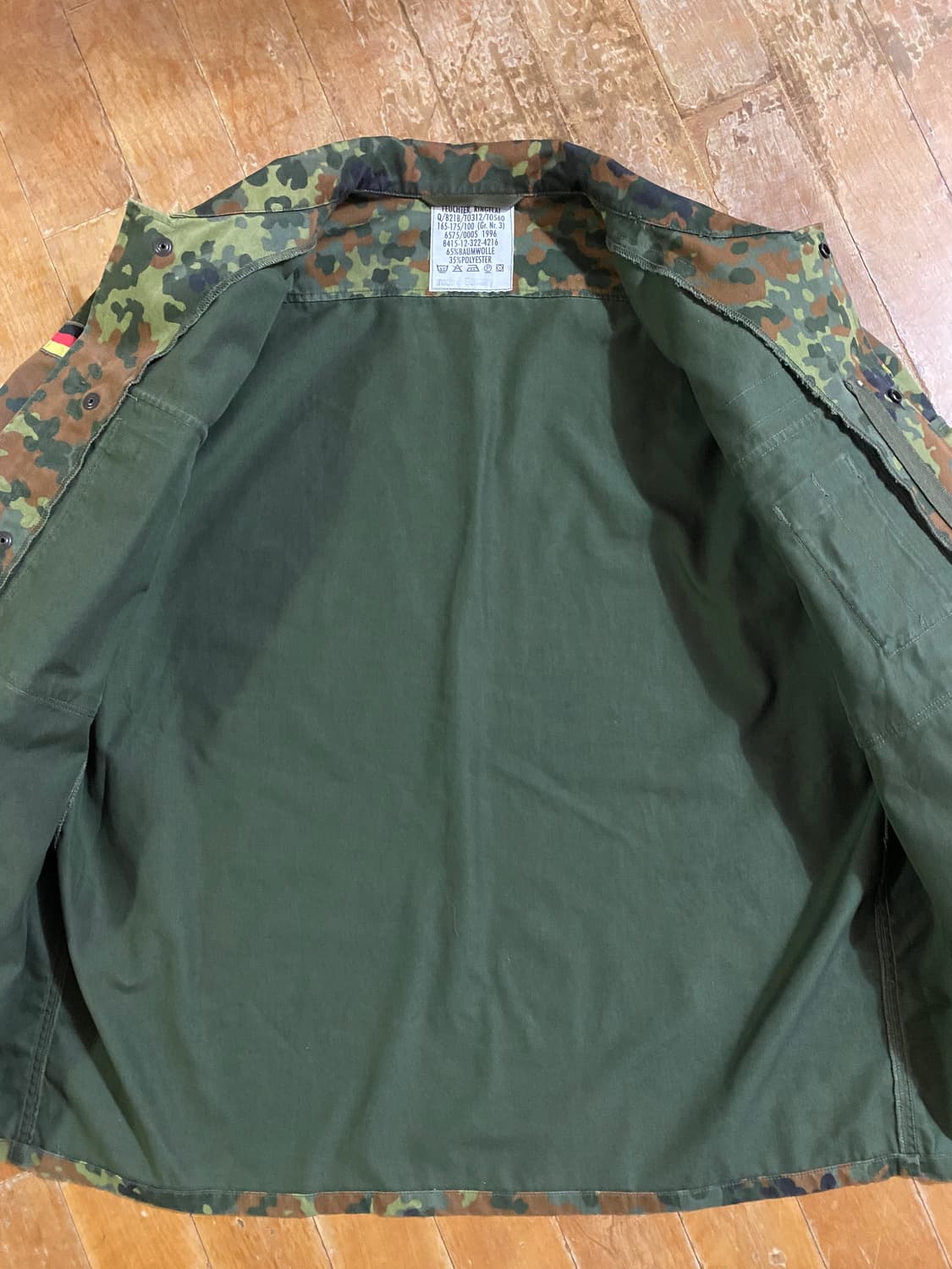 독일군 카모플라쥬 밀리터리 셔츠 자켓 상품이미지4