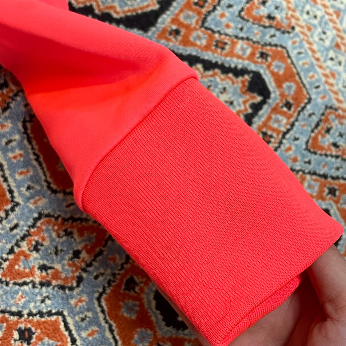 데상트 형광핑크 테크팩 기모 후드집업 여성S 상품이미지4