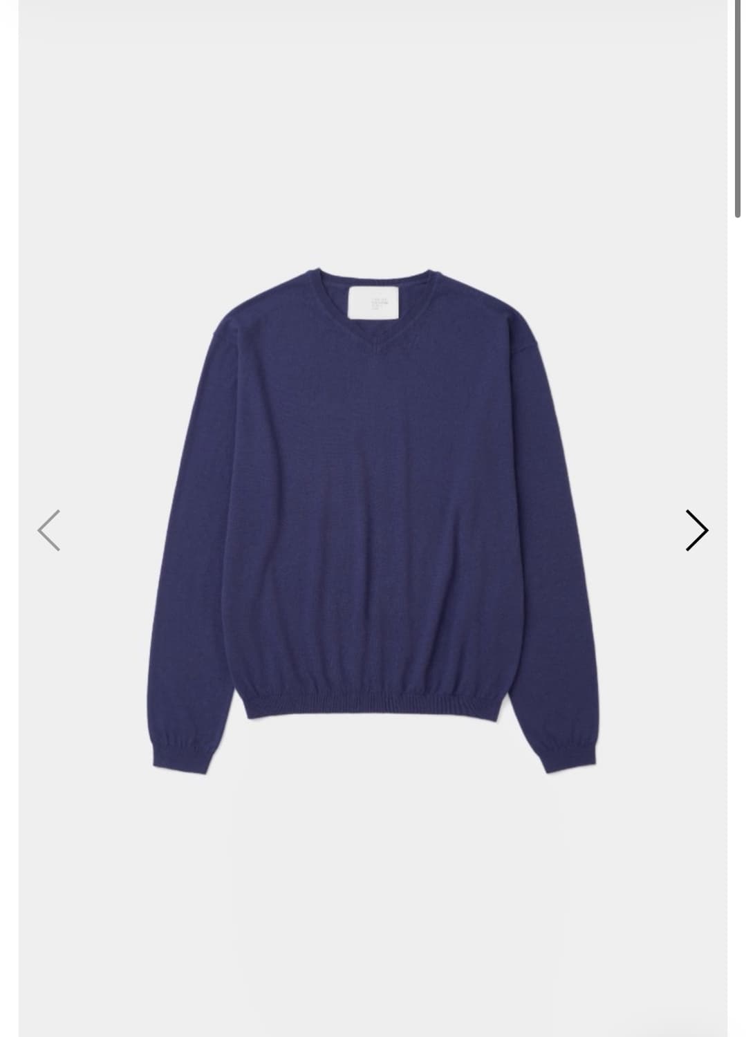 강정석 V NECK KNIT purple 48 상품이미지1