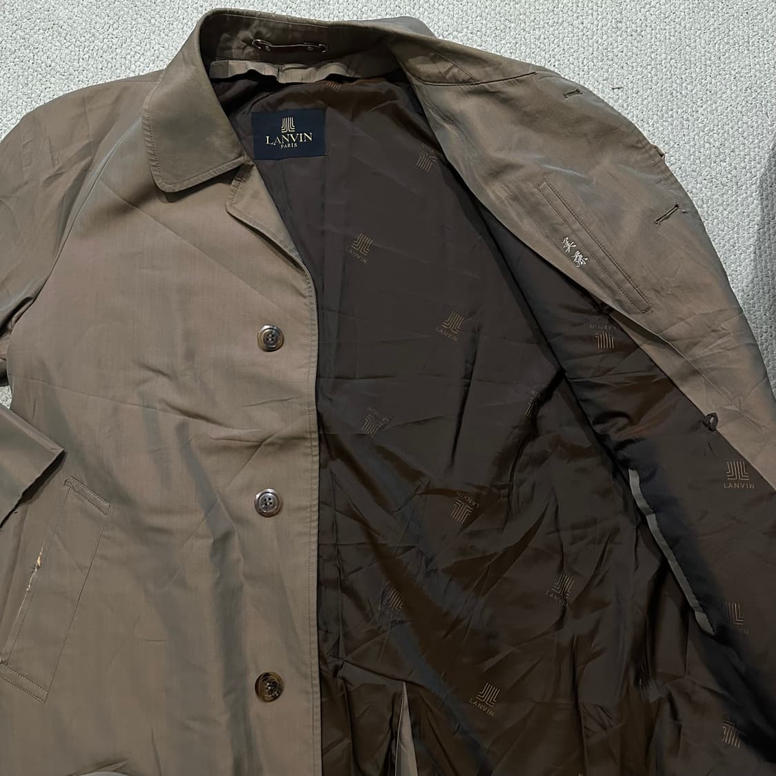 랑방 (Lanvin) 빈티지 트렌츠코트 상품이미지6