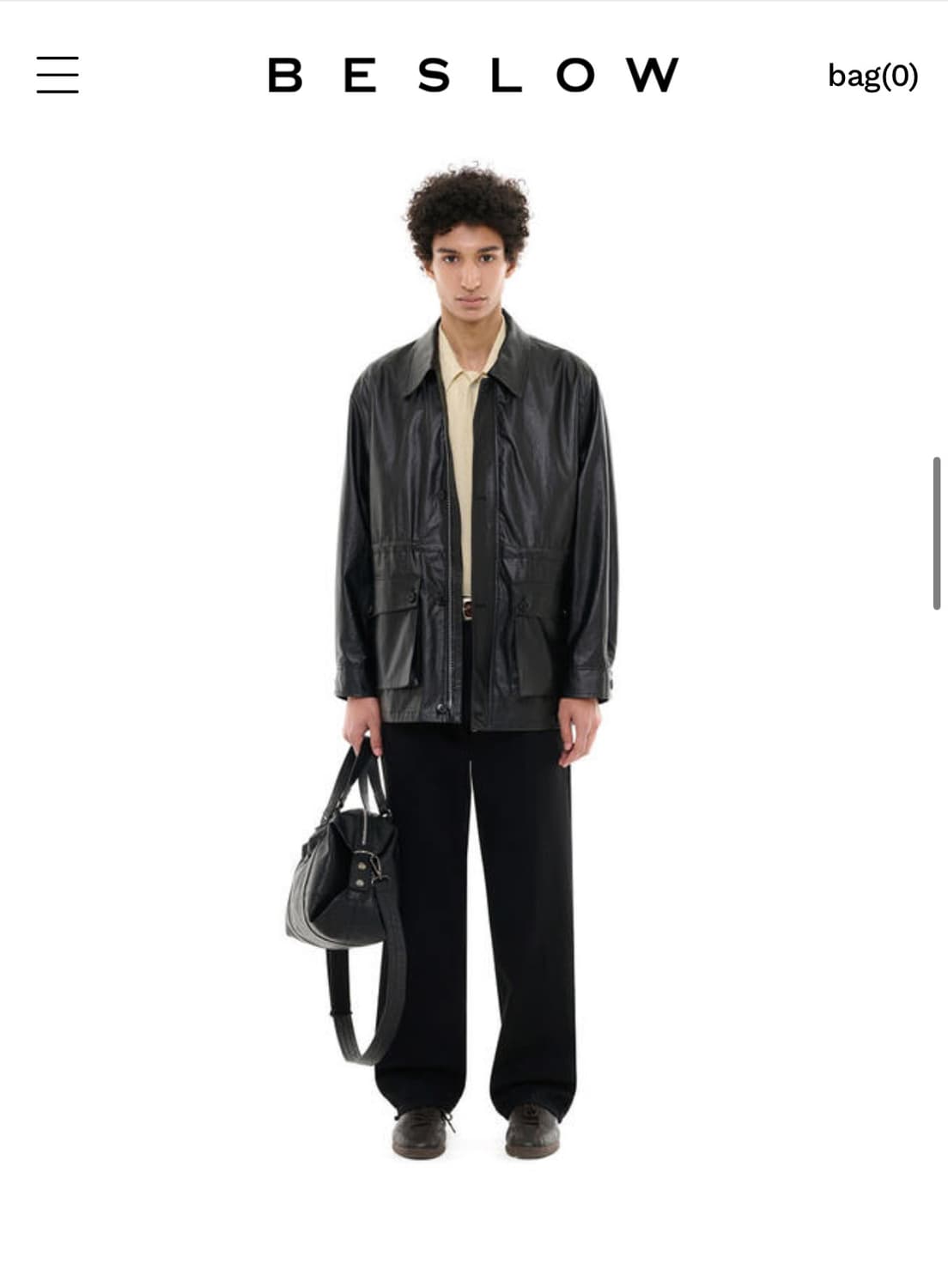 비슬로우x데릭 헤리티지 헌팅 자켓 블랙 XL 상품이미지6