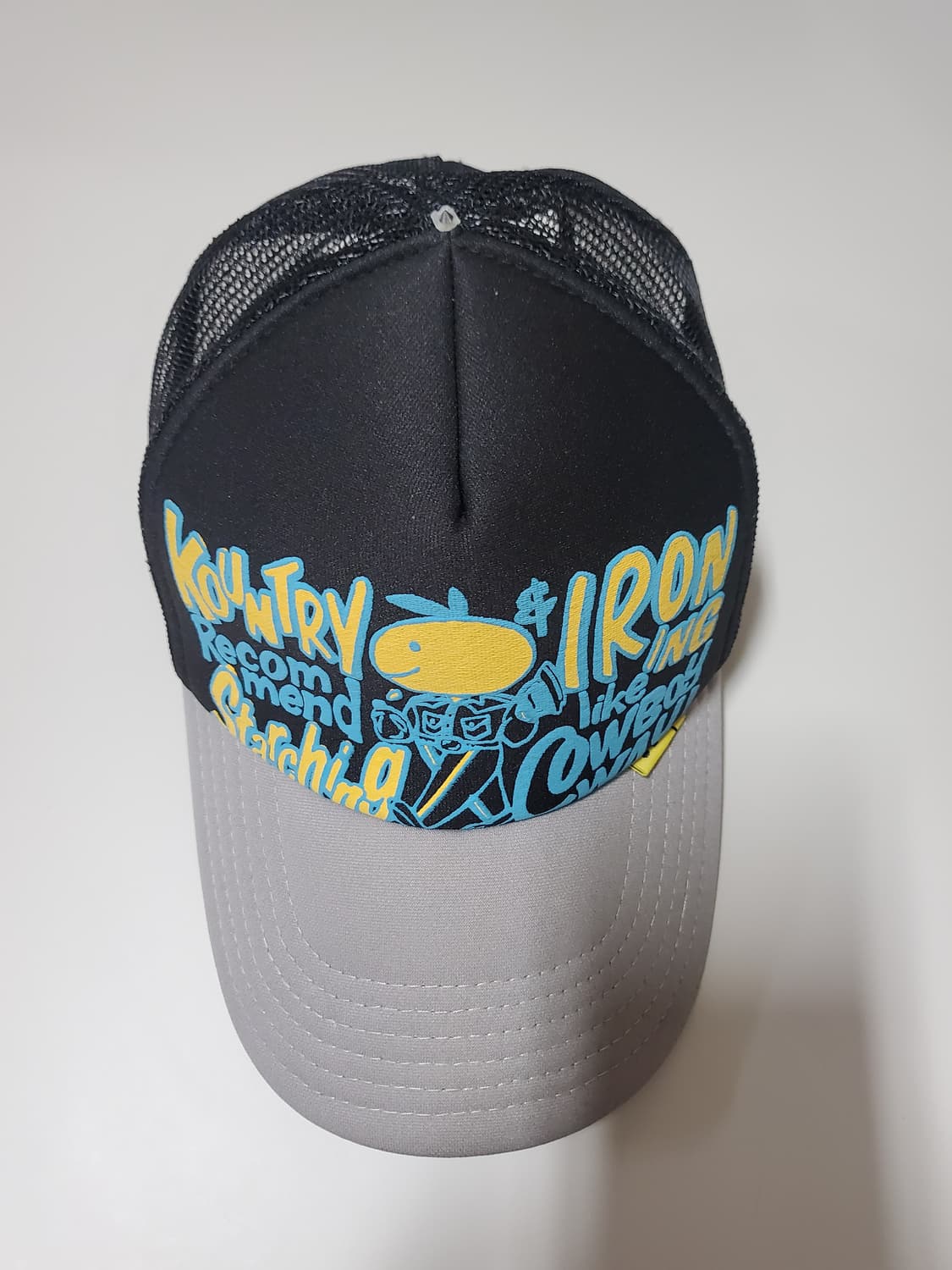 캐피탈 트러거캡 블랙 블루 상품이미지2