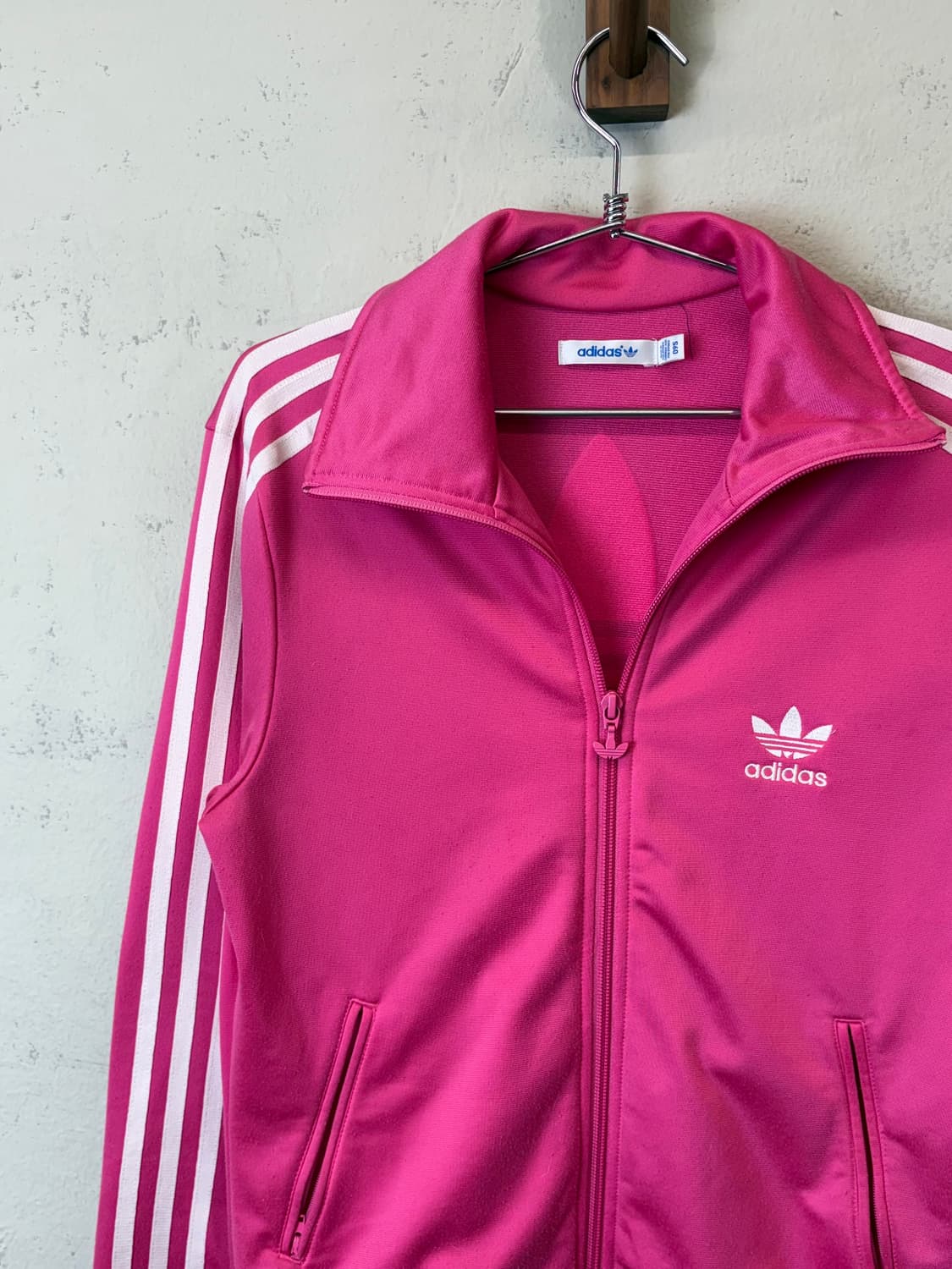 아디다스 빈티지 파이어버드 삼선 트랙탑 져지 핑크 상품이미지7