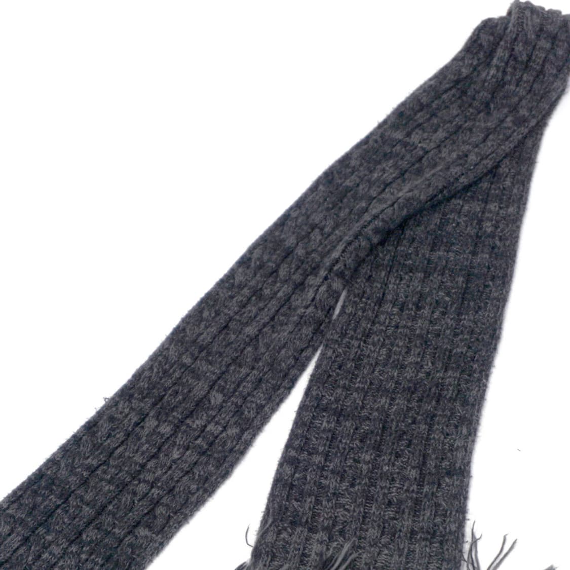 그레이 케이블 니트 머플러 상품이미지2