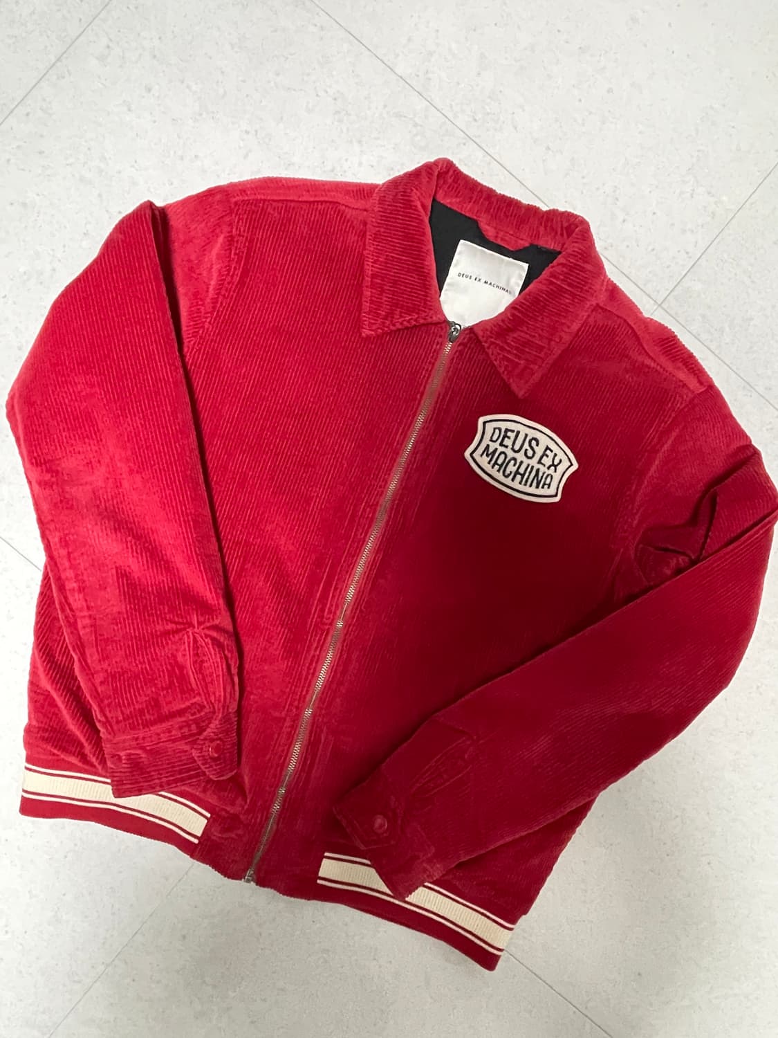 [XL] 데우스 엑스 마키나 레논 코듀로이 봄버 자켓 레드 상품이미지1
