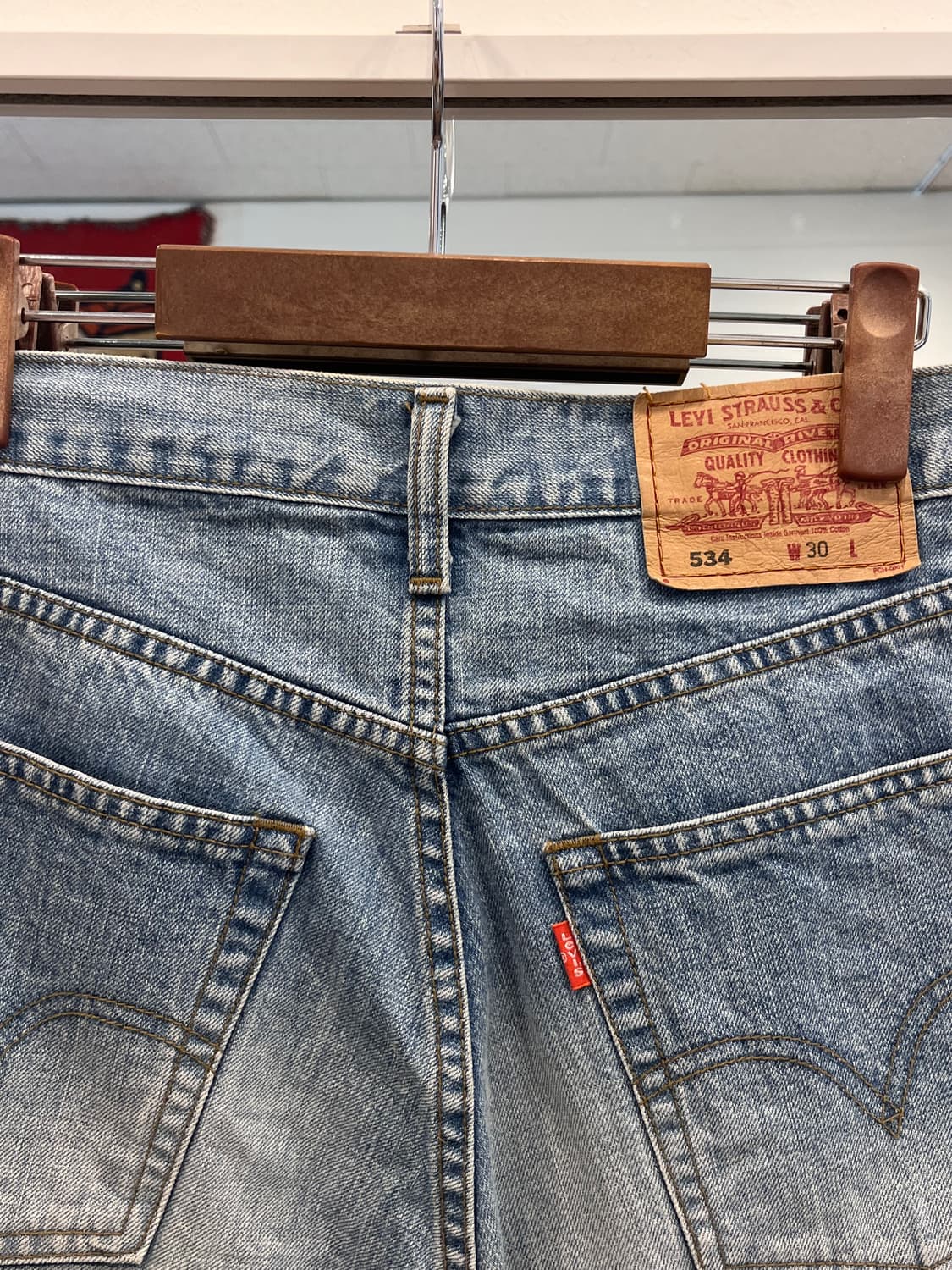 00s Levis 리바이스 534 컷오프 데님 쇼츠 팬츠 (30inch) 상품이미지5