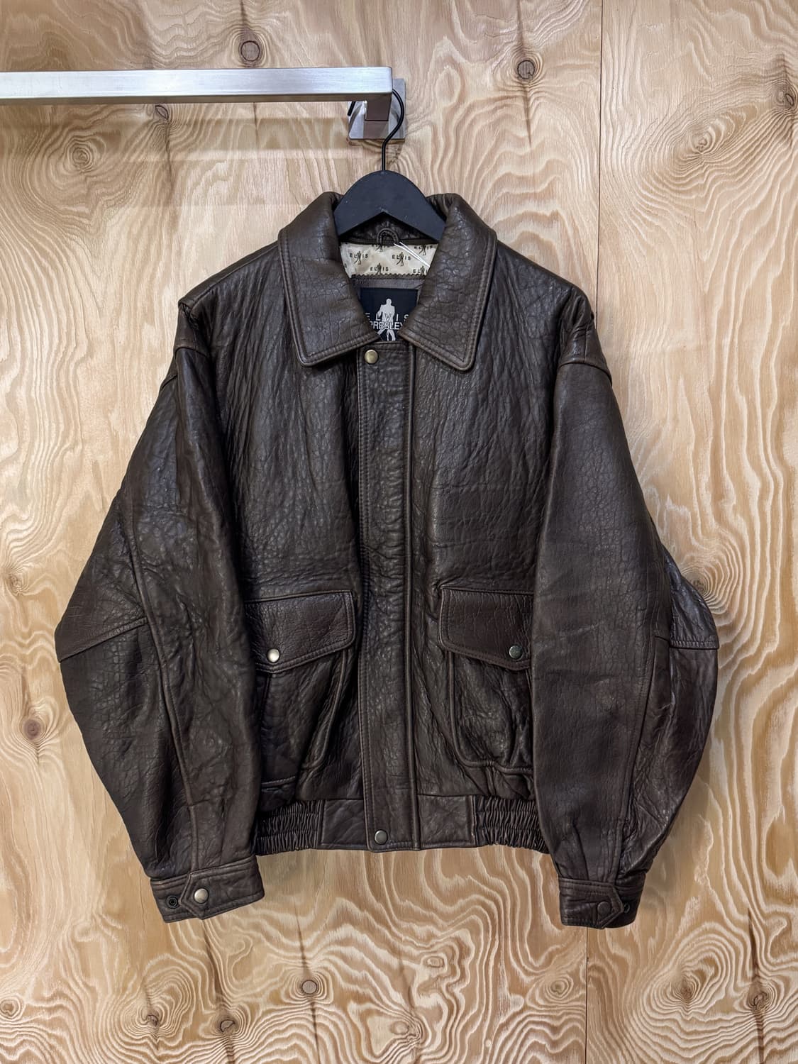 엘비스 프레슬리 90’s A-2 플라이트 레더 자켓 상품이미지1