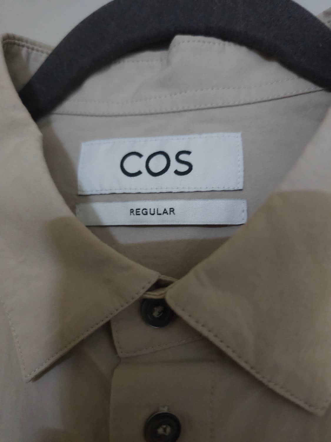 COS 코스 베이지 셔츠 상품이미지3