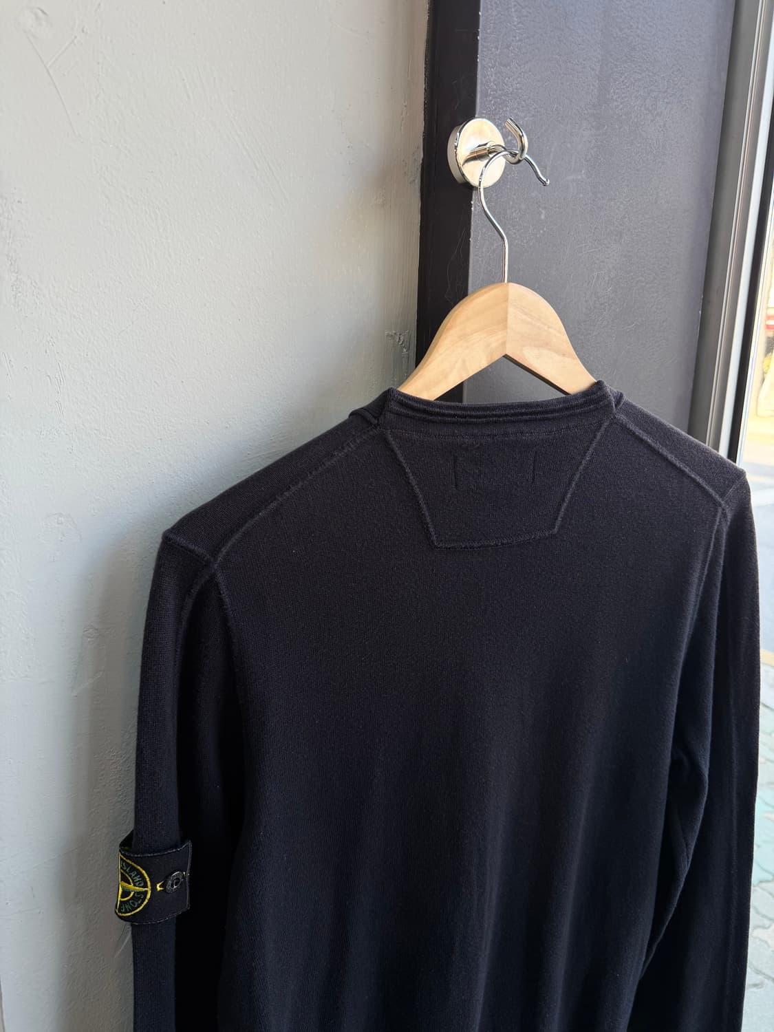 M/ 스톤아일랜드 와펜패치 클래식 울 니트 상품이미지7