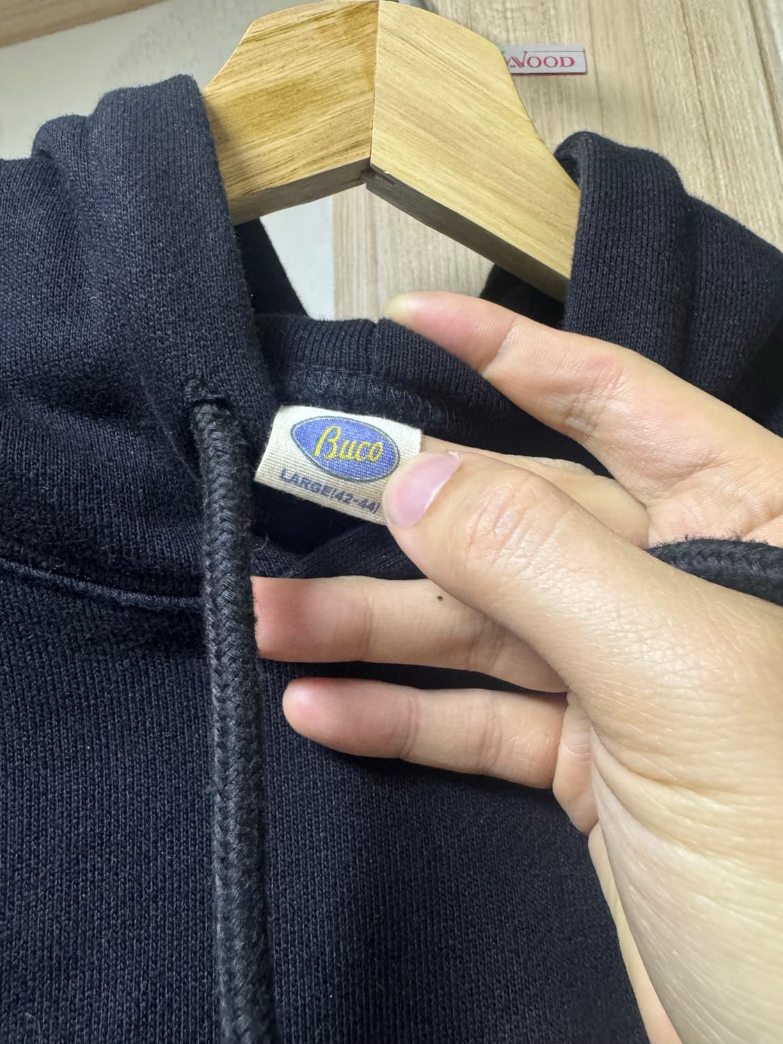 부코 불꽃 후드 L사이즈 판매 상품이미지3