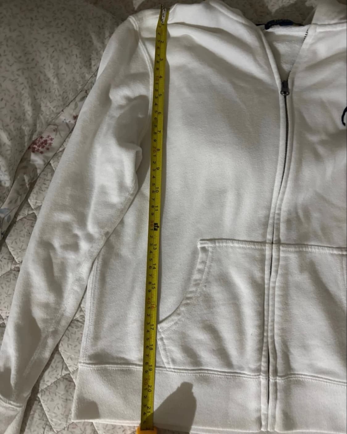 폴로랄프로렌 빅포니 후드집업 S 화이트 상품이미지3