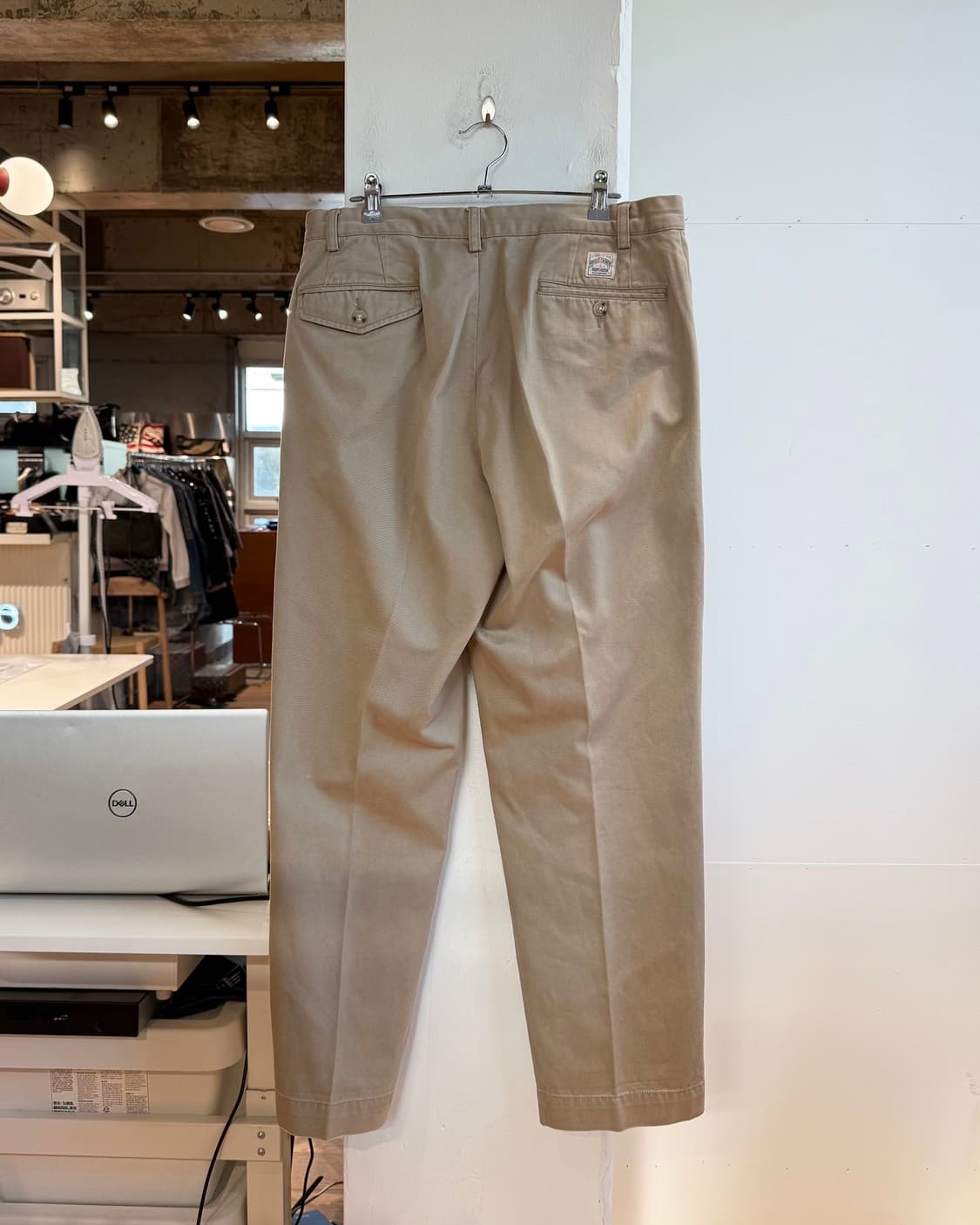 폴로 랄프로렌 브라운 핀턱 치노 팬츠 상품이미지5