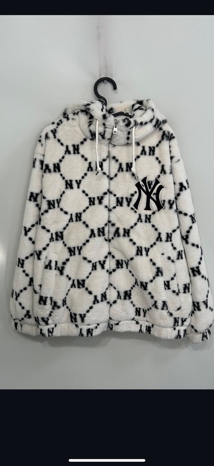 MLB 다이아 모노그램 올오버 후드 점퍼 상품이미지1