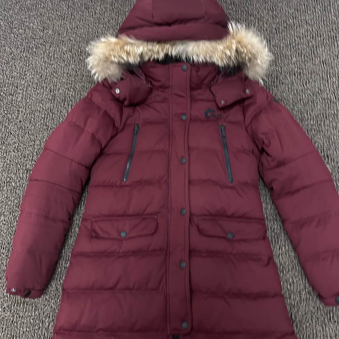 NEPA 네파 여성 구스다운 롱패딩 버건디 95(M) 상품이미지2