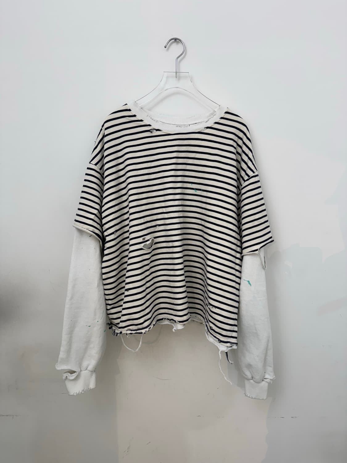 빈티지 레이어드 맨투맨 상품이미지1