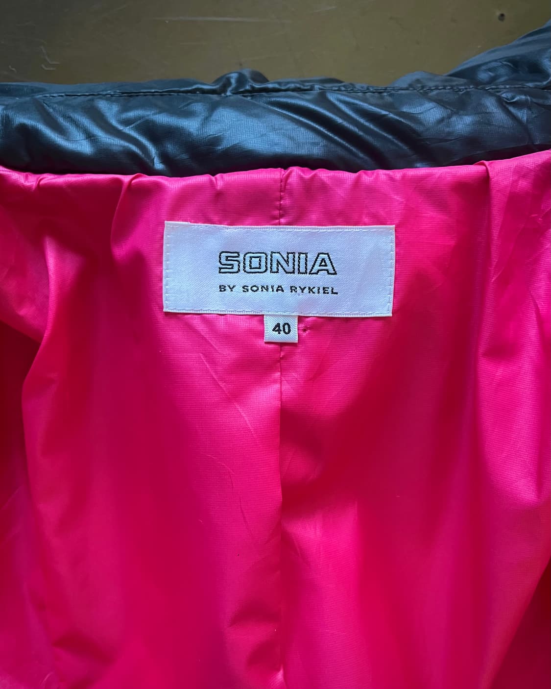 90-00s SONIA RYKIEL Down Padding Coat 상품이미지7