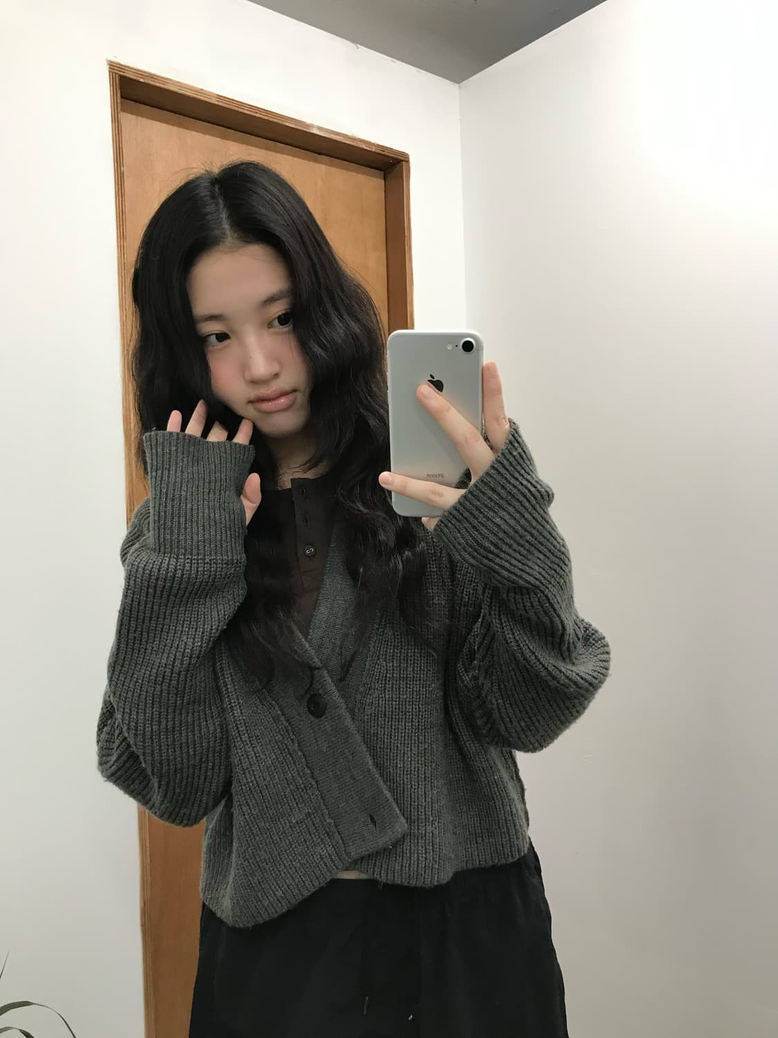 빔즈보이 BEAMS BOY 7 Gauge Military Cardigan 상품이미지1