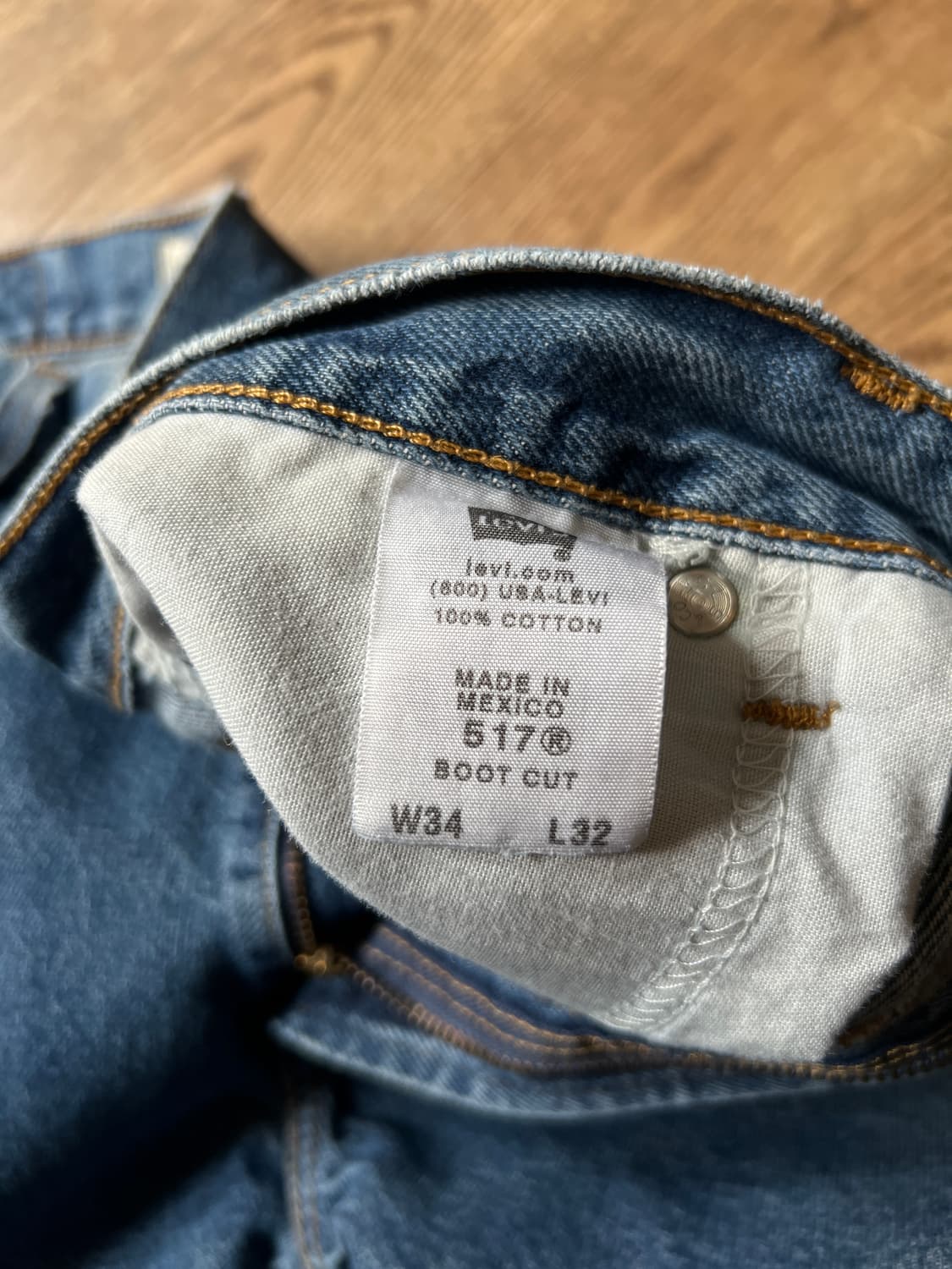 [34]00's 리바이스 517 멕시코제 빈티지 페이딩 플레어진 F28 상품이미지7