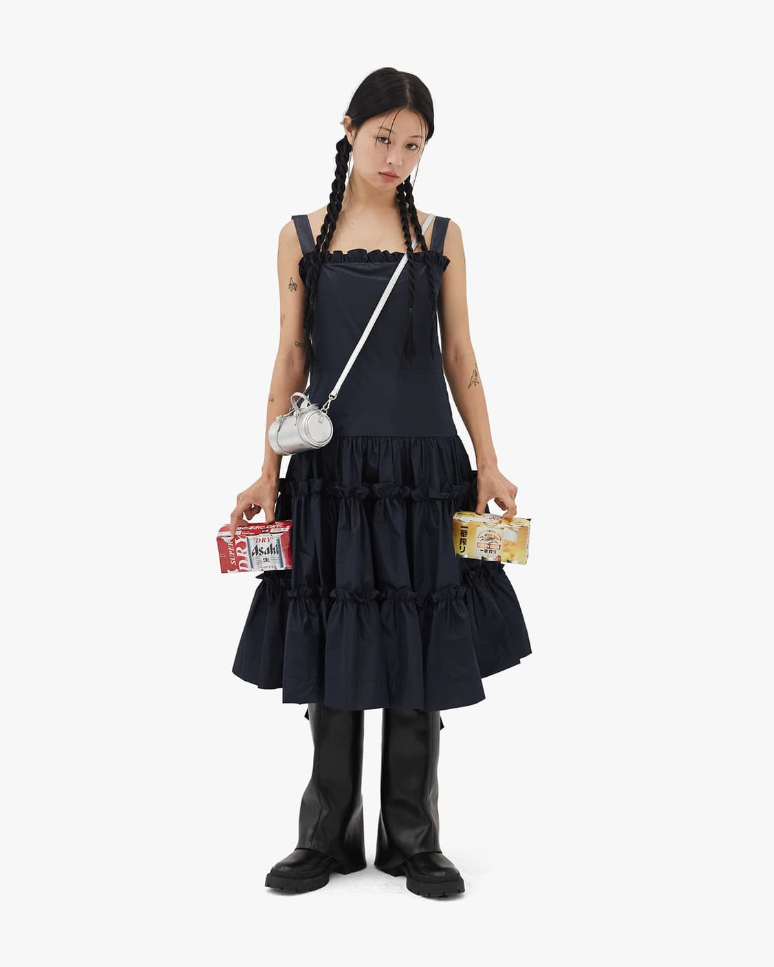 파인드카푸어 필로우백 13 실버 상품이미지4