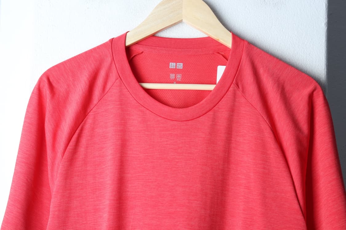 (XL-2XL) 유니클로 반팔 티셔츠 새상품 기능성 레드-H32732 상품이미지3