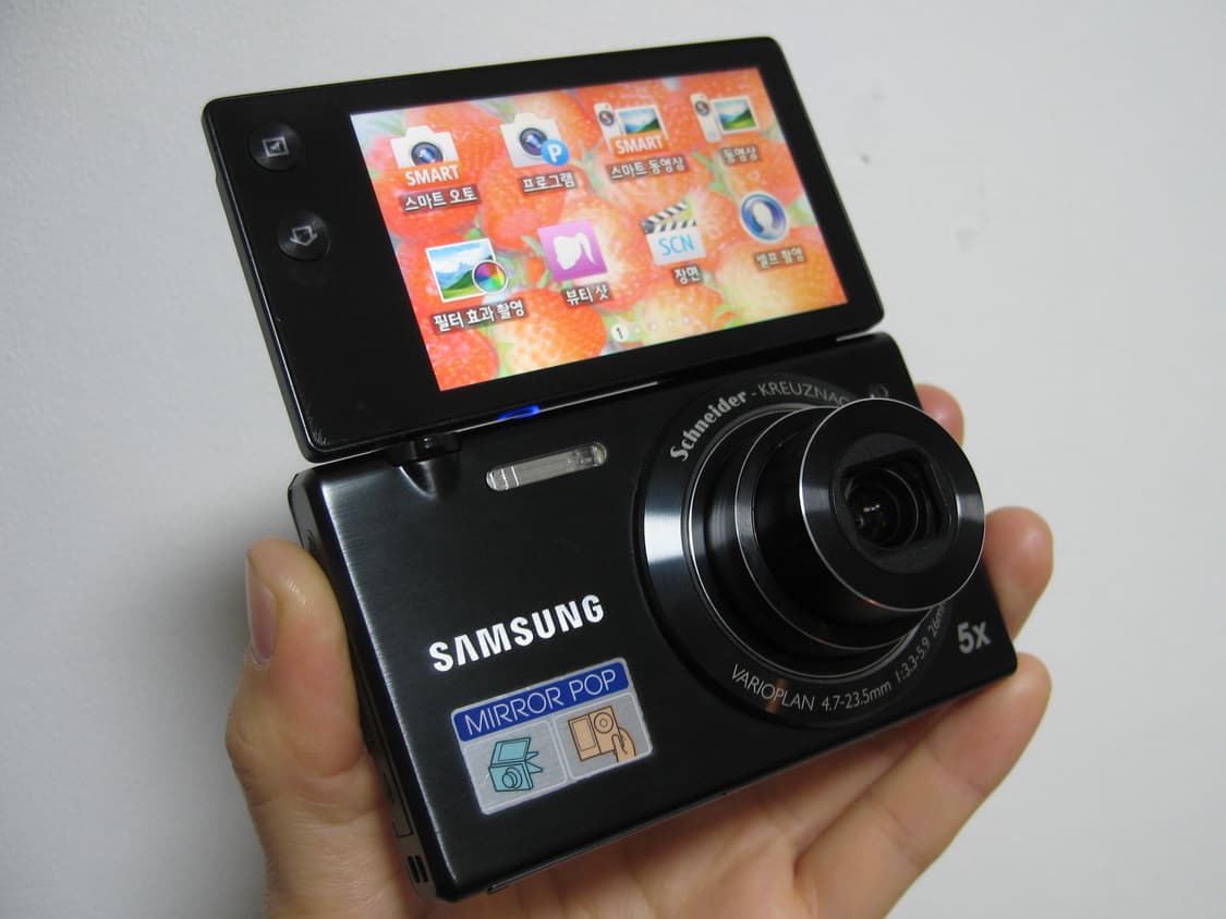 삼성 미러팝 mv800 작례O 블랙 빈티지 디카 상품이미지1