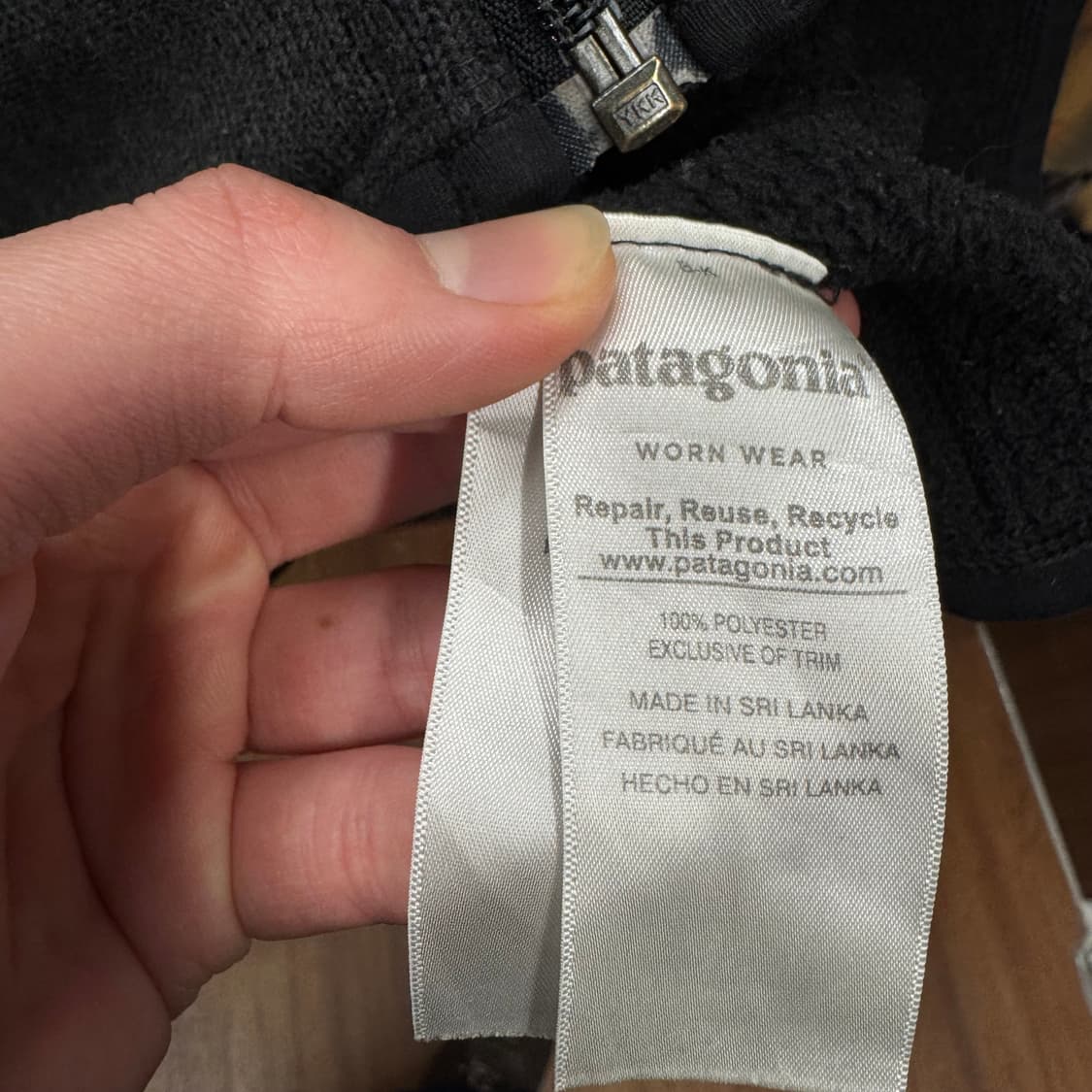 파타고니아 베터 스웨터 집업 전면 집업 포켓 포인트 블랙 상품이미지7