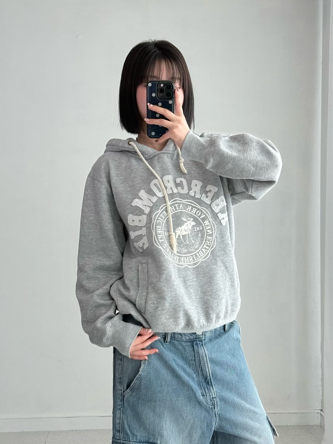 아베크롬비 그레이 스펠아웃 후드티 상품이미지2