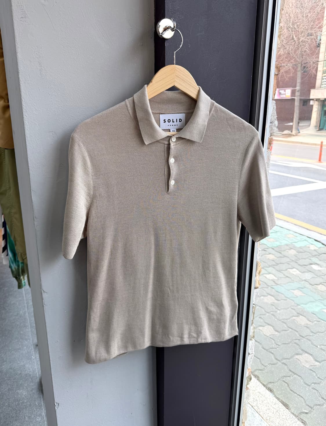 100/ 솔리드옴므 20SS 실크 니트 반팔 상품이미지3