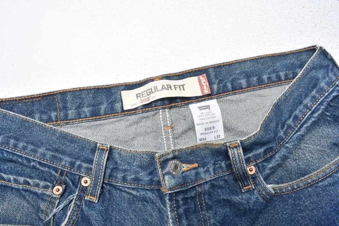 00S 리바이스 505 청바지 하드페이드 데님팬츠 34 N0894 상품이미지4