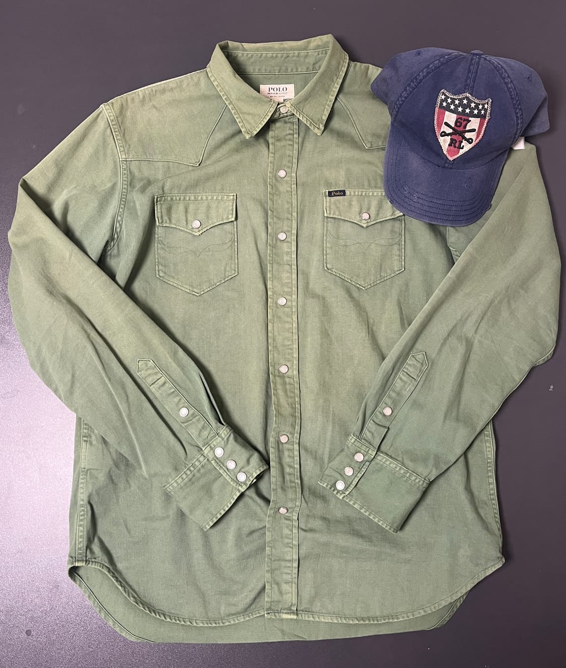 폴로 데님 웨스턴 셔츠 상품이미지1