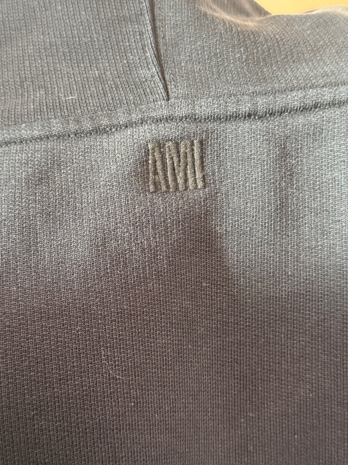 아미 후드티/아미 스몰 하트 로고 후드 블랙XL (정품) 상품이미지4