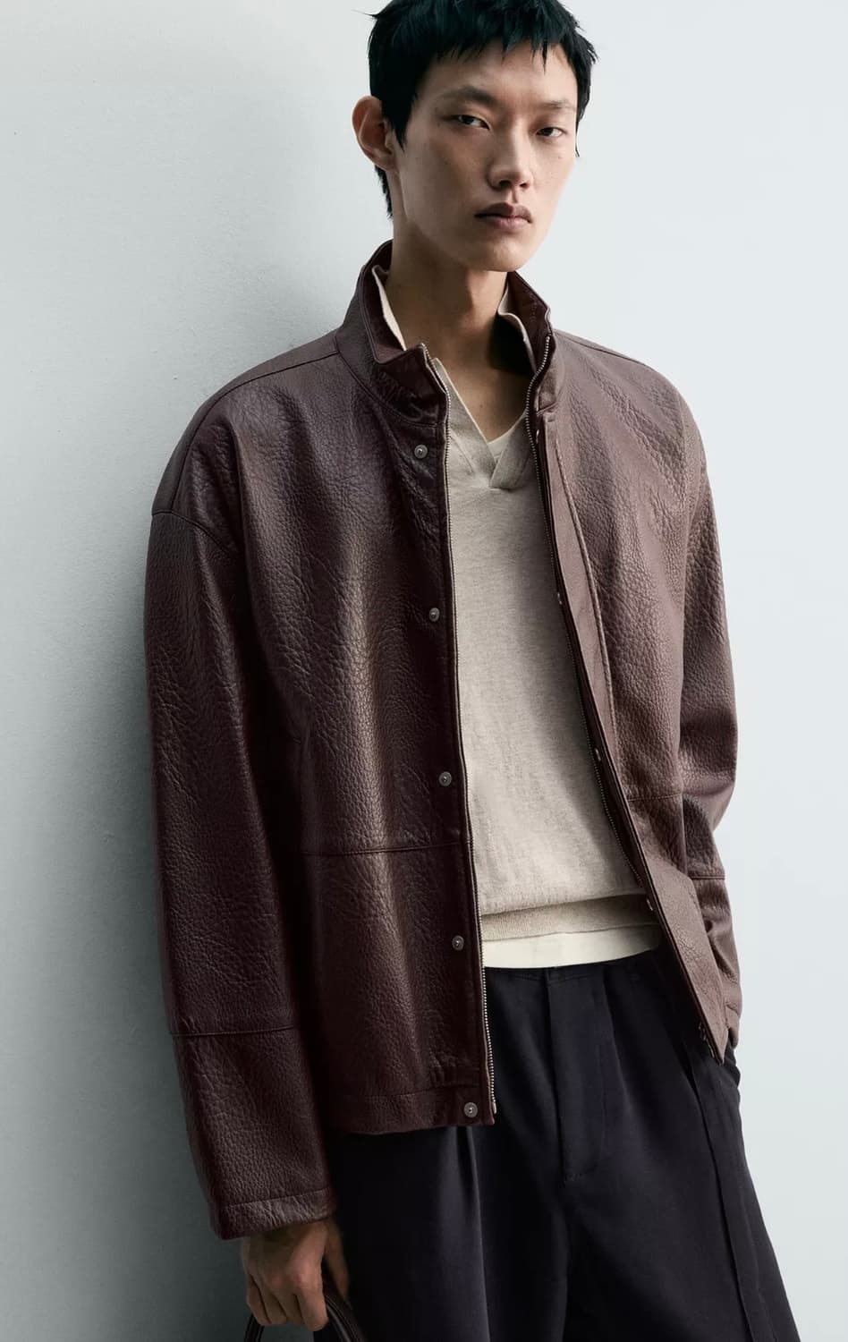 자라 가죽자켓 상품이미지5