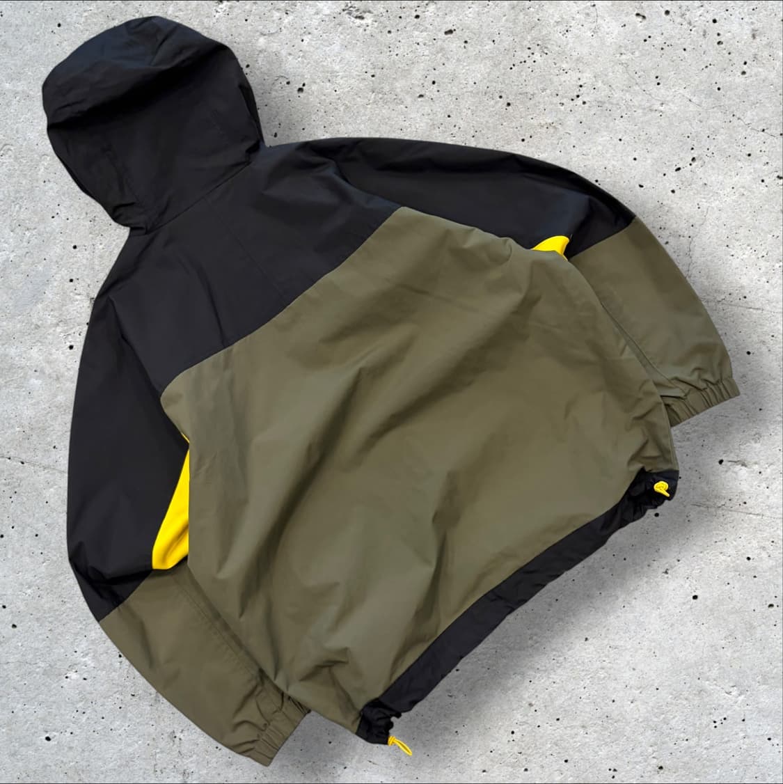 [S] 반스 아노락 바람막이 블랙/카키/옐로우 D881 상품이미지2