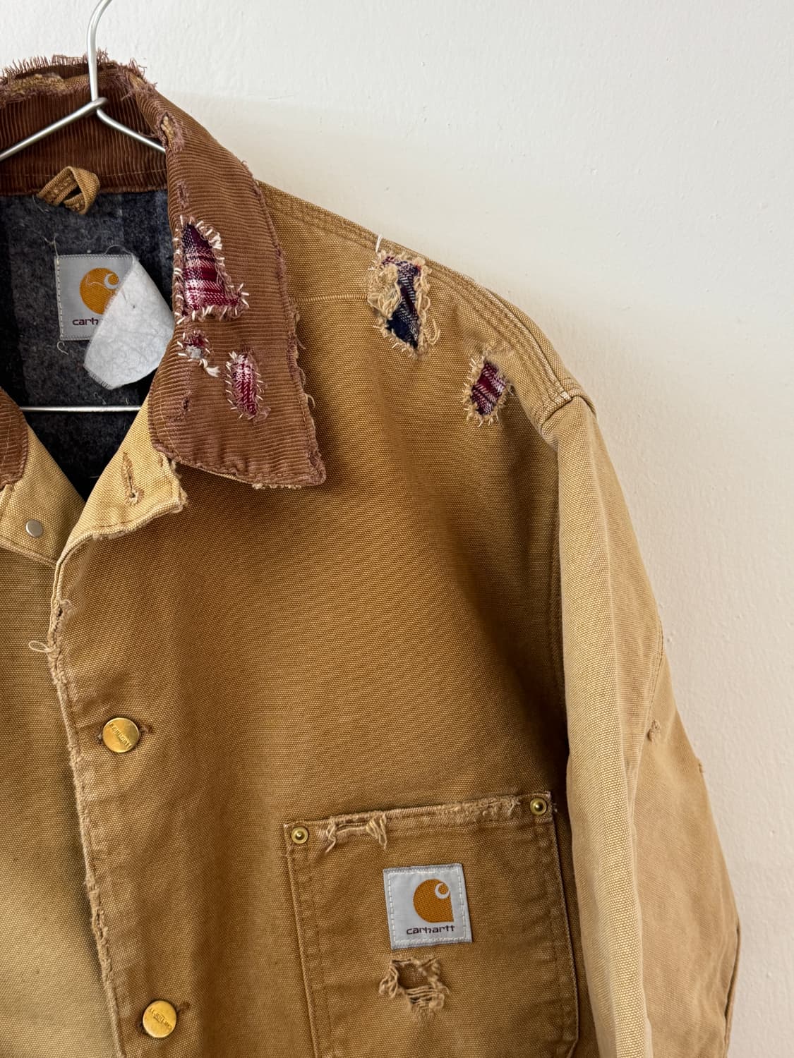 Carhartt faded repair blanket work jacke 상품이미지3