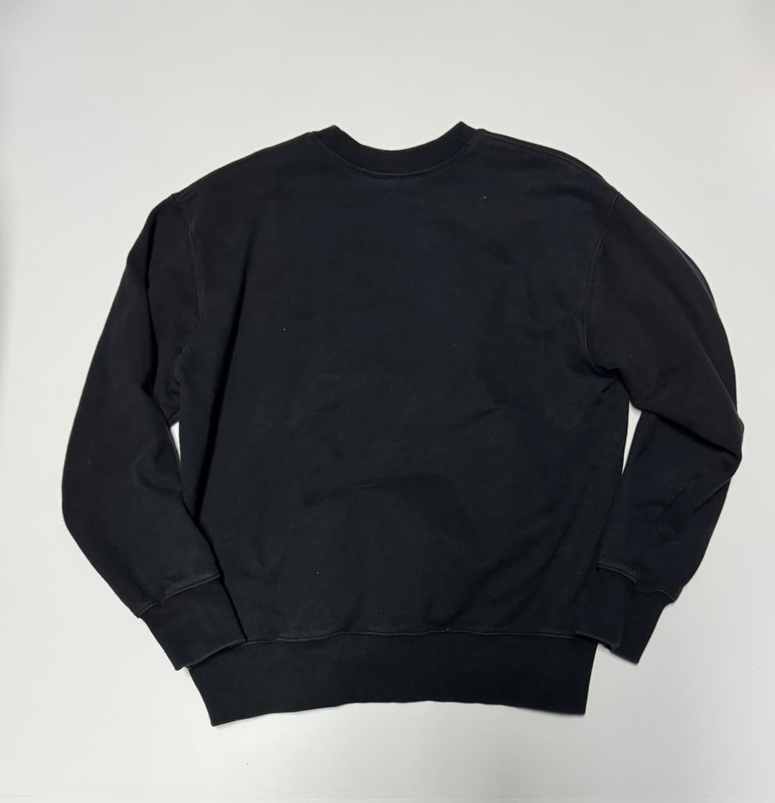 유니폼브릿지 미니멀 원 포켓 디테일 스웻셔츠 L 블랙 상품이미지2