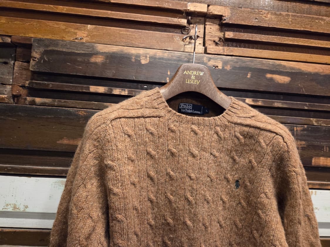 00'S 폴로랄프로렌 케이블니트 상품이미지4