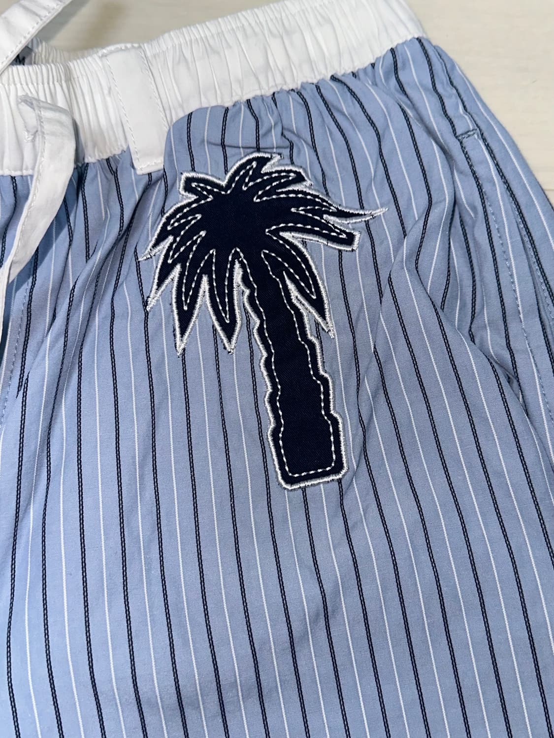 스컬프터 워크업 라이크디스 PJ팬츠 블루 스트라이프 XS 바지 상품이미지9