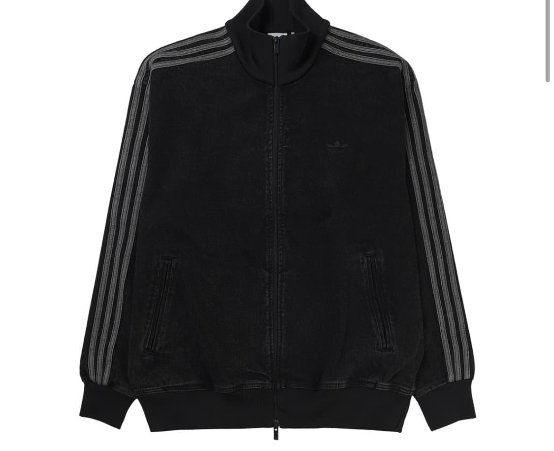 아디다스 아디컬러 데님 파이어버드 트랙탑 트루 블랙 데님 - US 사이즈 상품이미지1