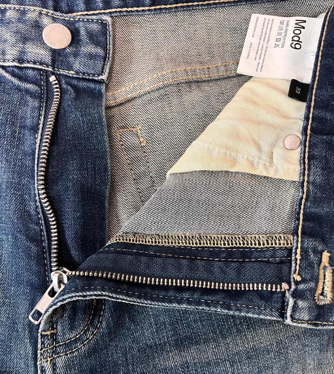 모드나인 Mod9 데님 팬츠 33 상품이미지3